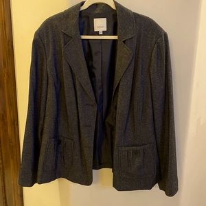 Sejour Lightweight Grey Flecked Blazer, 22W